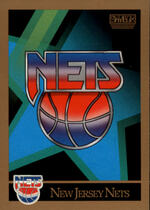1990 SkyBox Base Set #344 New Jersey Nets