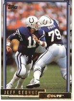 1992 Topps Gold #678 Jeff George