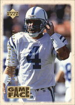 1996 Upper Deck Game Face #GF7 Jim Harbaugh