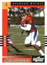 2003 Score Base Set #330 Rashean Mathis