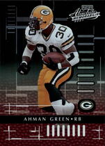 2001 Playoff Absolute Memorabilia #34 Ahman Green
