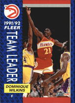 1991 Fleer Base Set #372 Dominque Wilkins