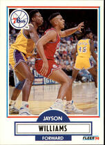 1990 Fleer Update #U-73 Jayson Williams