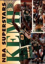1993 Fleer NBA Superstars #8 Shawn Kemp