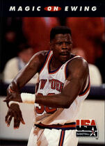 1992 SkyBox USA #103 Magic on Ewing