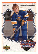 1991 Upper Deck Hockey Heroes Brett Hull #1 Brett Hull