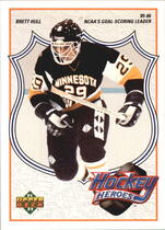 1991 Upper Deck Hockey Heroes Brett Hull #3 Brett Hull