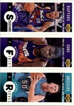 1996 Upper Deck Collectors Choice Mini-Cards #M177 Bryant Reeves|Damon Stoudamire|Michael Finley