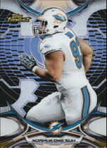 2015 Finest Black Refractor #55 Ndamukong Suh