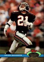 1991 Stadium Club Base Set #3 Deion Sanders