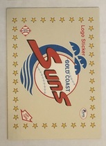 1990 Pacific Senior League Logo Stickers #NNO Gold Coast Suns
