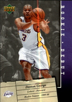 2006 Upper Deck Rookie Debut #41 Devean George