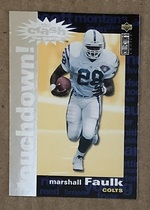 1995 Upper Deck Collectors Choice Crash The Game Silver TD Redeem #C19 Marshall Faulk