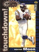 1995 Upper Deck Collectors Choice Crash The Game Silver TD Redeem #C8 Warren Moon