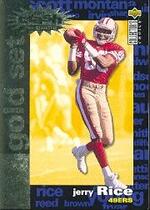 1995 Upper Deck Collectors Choice Crash The Game Gold Redeem #C22 Jerry Rice