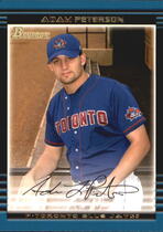 2002 Bowman Draft #BDP46 Adam Peterson