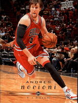 2008 Upper Deck Base Set #21 Andres Nocioni