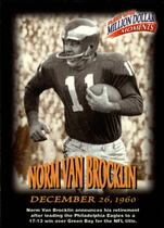 1997 Fleer Million Dollar Moments #13 Norm Van Brocklin