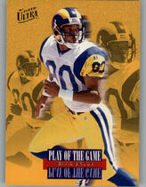 1997 Ultra Play of the Game #8 Isaac Bruce