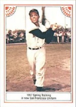 1983 ASA Willie Mays Red #7 Willie Mays