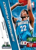 2010 Panini Adrenalyn XL #61 Corey Brewer