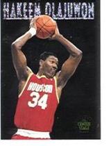 1993 SkyBox Center Stage #CS6 Hakeem Olajuwon