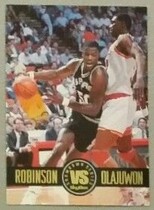 1993 SkyBox Showdown Series #SS5 Olajuwon|Robinson