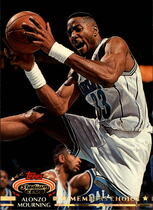 1992 Stadium Club Base Set #209 Alonzo Mourning