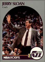 1990 NBA Hoops Hoops #330 Jerry Sloan