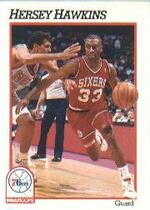 1991 NBA Hoops Base Set #161 Hersey Hawkins