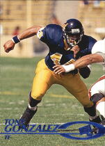 1997 Press Pass Torquers Blue #22 Tony Gonzalez