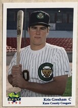 1992 Classic Best Kane County Cougars #9 Kris Gresham