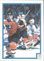 1989 O-Pee-Chee OPC Stickers #129 Flyers|Oilers