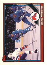 1991 Topps Base Set #96 Nordiques Team