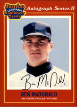 1991 Sunflower Seeds #17 Ben McDonald