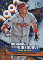 2018 Bowman Chrome Birthdays #BB-RH Rhys Hoskins