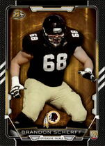 2015 Bowman Rookies Black Border #18 Brandon Scherff