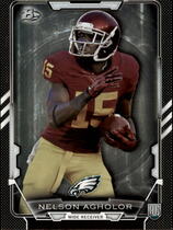 2015 Bowman Rookies Black Border #48 Nelson Agholor
