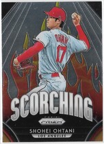 2019 Panini Prizm Scorching #S14 Shohei Ohtani