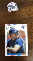 1988 Fleer Base Set #462 Jerry Browne
