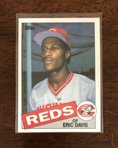 1985 Topps Base Set #627 Eric Davis