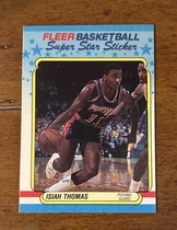 1988 Fleer Stickers #10 Isiah Thomas