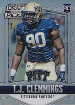 2015 Panini Prizm Collegiate Draft Picks Prizms #238 T.J. Clemmings