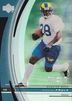 1999 Upper Deck Black Diamond Diamond Cut #87 Marshall Faulk