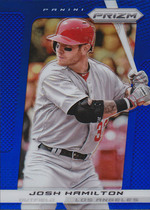 2013 Panini Prizm Prizms Blue #151 Josh Hamilton