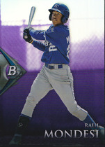 2014 Bowman Platinum Prospects Chrome Purple Refractor #BPCP21 Raul Mondesi