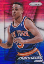 2014 Panini Prizm Prizm Red White and Blue Pulsar #241 John Starks