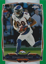 2014 Topps Chrome Green Refractor #5 Demaryius Thomas