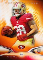 2014 Topps Platinum Orange Refractor #127 Carlos Hyde