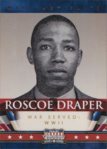 2012 Panini Americana Heroes and Legends Military Elite #8 Roscoe Draper